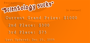 Prizes for best video. Not Shown: Prize for gayest voice