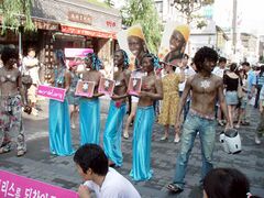 Sometimes uppity Koreans show support for the [[niggers
