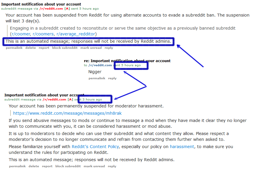 When they say they won't read your replies, they probably do.