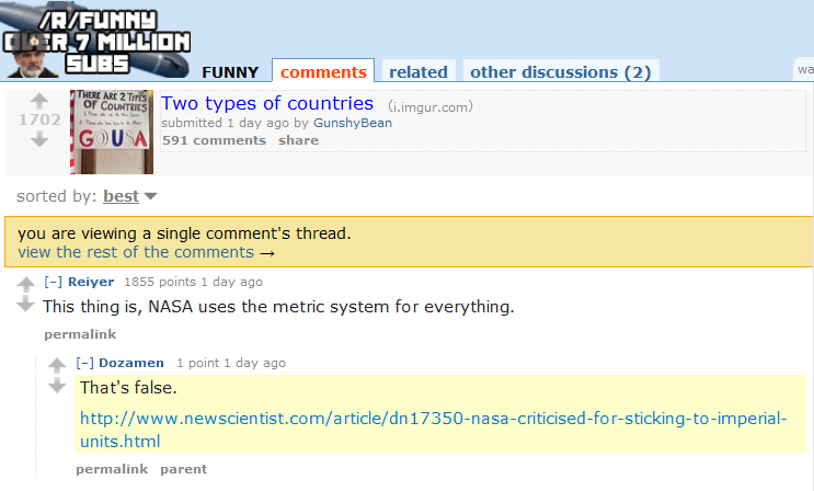 Truth isn't important in comments, a claim just needs to sound right or mesh well with reddit's beliefs