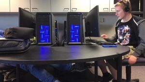 The person who posted this on iFunny claims this to be him IRL.