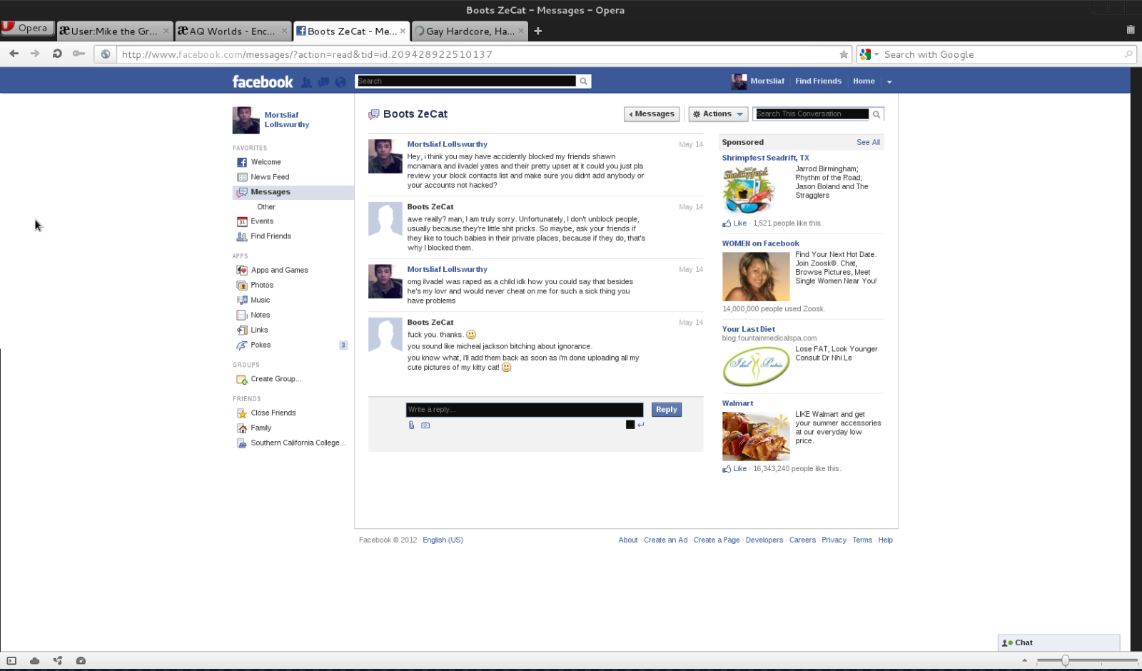 Despite efforts to help Sabian become more famous, he refuses to unblock a fan who only wished to help him achieve more fame. :