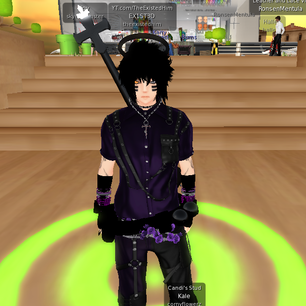 Ex1st3d is a male who constantly hits on every female he sees, often falling for Guy IRLs.