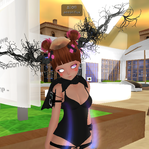 Aeon Flux is a notorious Guy IRL that uses his cute girl avatars to get LOADS of free shit.