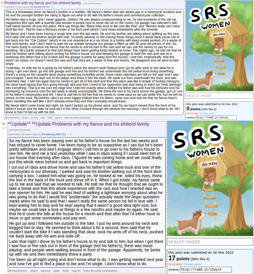 alt=story of feminazi losing her fiancé | A smart man