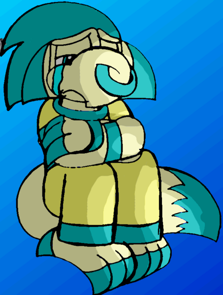 LJ in "Aeonian" form, crying his widdle eyes out over dose dwamn twolls.