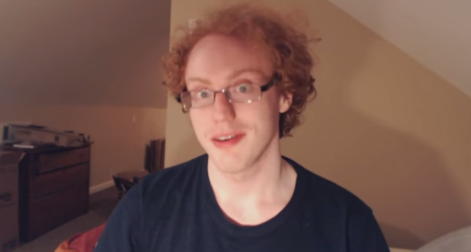 Notice the serial killer stare and receding hairline.