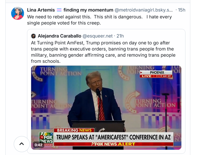 Even this pedophile fucker even got involved to woke culture, agenda, politics shit!! while this trans-faker should NOT!!