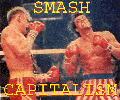 A common Soviet propaganda flier of the Cold War era.