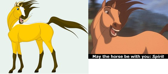 This picture was certainly not traced!