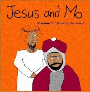 Muhammad, right side of Jesus