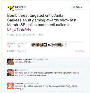 5 minutes after the post, [[Kotaku