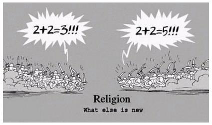 You name a problem, religion has played a part