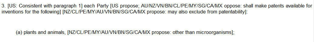 Under TPP Plants and Animal may be patented... Believe it or Not!