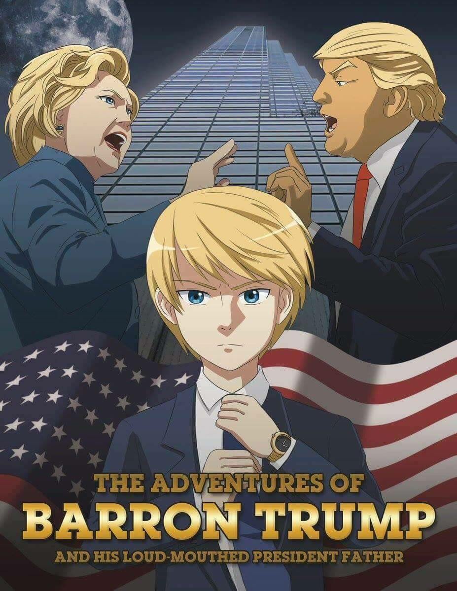 Barron's [[The Donald|loud-mouthed president father