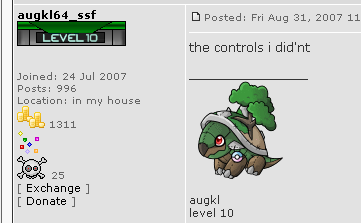 The controls, he clearly did not.