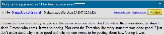 Typical boring troll post