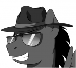 The classic MLP Forums OC representing the fedora-loving faggot.