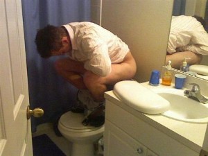 "Man, this party sucks... I'll let 'em know how I feel with an Upper Decker."