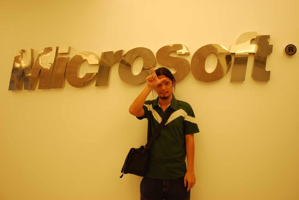 The official Microsoft salute.