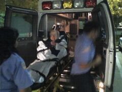 Wanda being placed in the [[waaaambulance