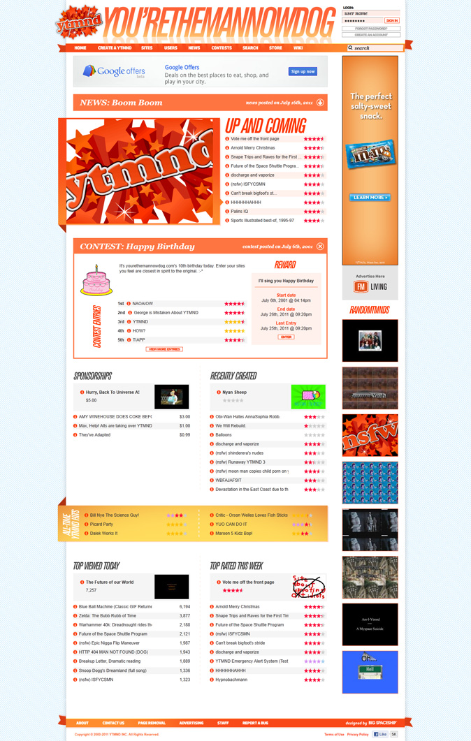 YTMND 2.1: Max's latest attempt to rearrange deck chairs on the Titanic.